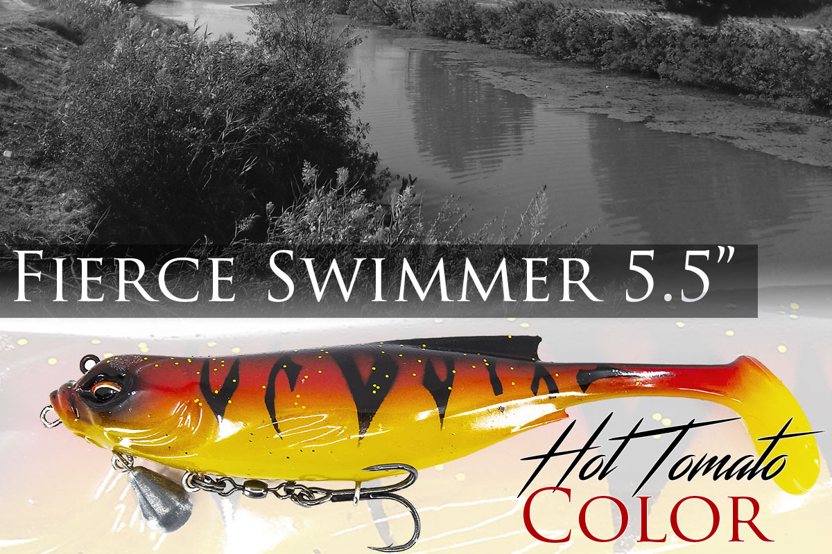 FIERCE SWIMMER 5.5'' soft swimbait lure linear / pelagic fishing